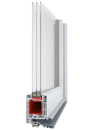 Aluplast lauko durų profilis