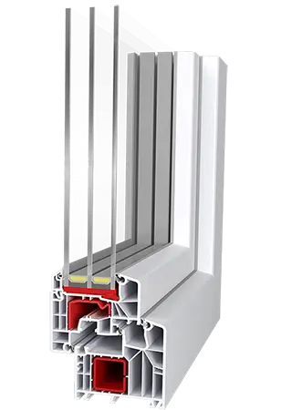 Aluplast IDEAL 8000 lango profilis