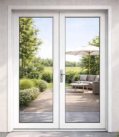 Varstomos terasos durys – plastikinės durys į terasą
