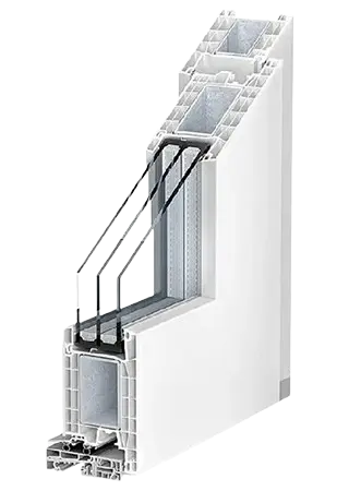 KÖMMERLING 76 MD varstomos terasos durys