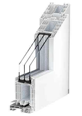 KÖMMERLING 88 AD varstomų terasos durų profilis