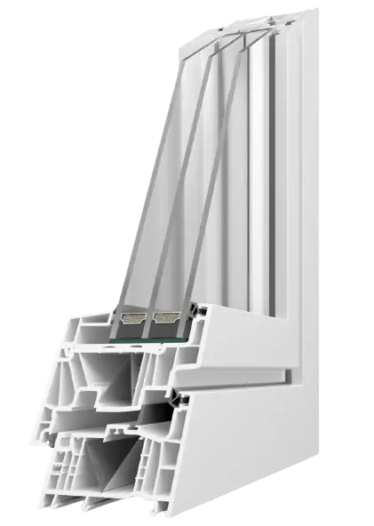 REHAU SYNEGO lauko durų profilis