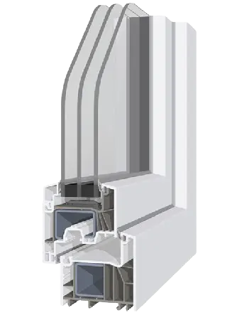 Salamander proEvolution 72 AD plastikiniai langai