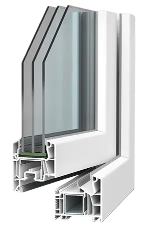VEKA Softline 76 MD lango profilis
