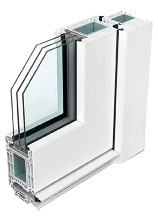 VEKA Softline 82 MD plastikinės terasos durys