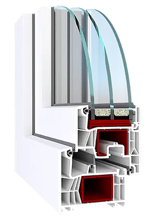 WDS 76 MD plastikiniai langai